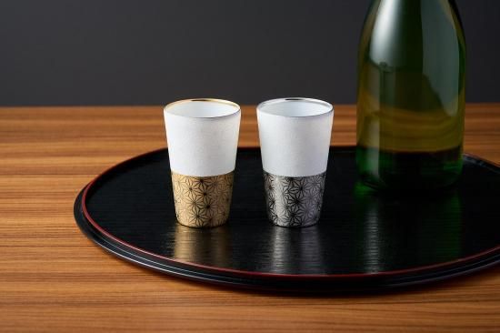 白磁 うすづくり 冷酒盃 麻の葉