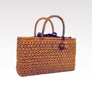 ϻѲԤƥХå&#12316; Hexagonal woven flower basket bag (medium) &#12316;