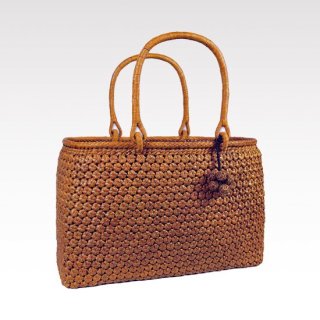 ϻѲԤƥХå&#12316; Hexagonal woven flower basket bag (large) &#12316;