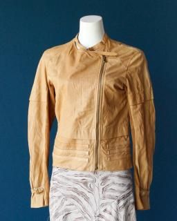 leather single riders jacket