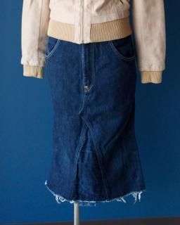 sheeps remake denim skirt