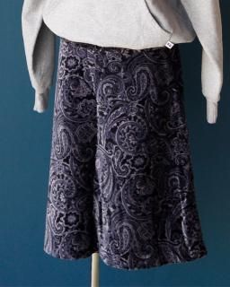 velour paisley skirt