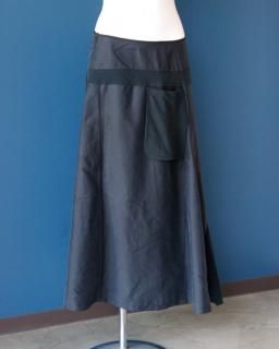 patchwork long skirt