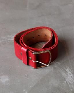 red leather belt