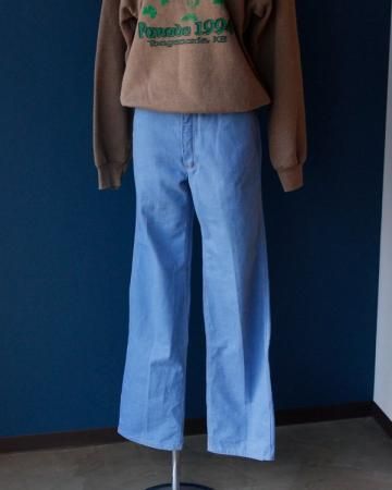 70's Red Snap flannel pants