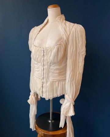 Victorian chiffon corset jacket