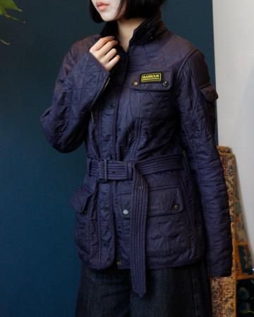 Barbour quilting jacket (Navy)