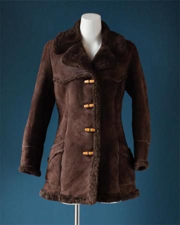 Sheep skin mouton coat(made in England)