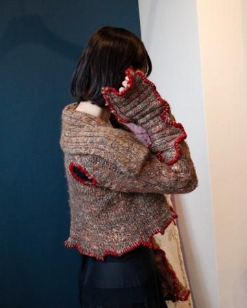 SheEPs remake cropped knit cardigan