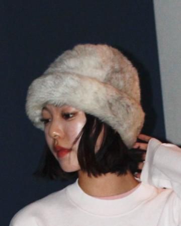 Fake fur hatmade in USA