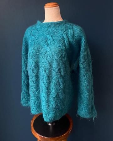 Handmade cable knit