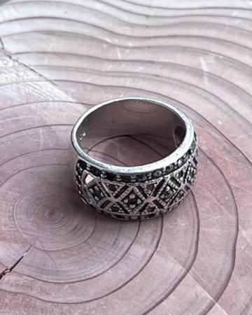 Marcasite silver ring (7)