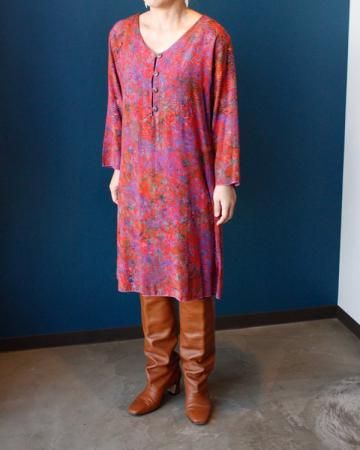 Bali batiks beaded tunic dress