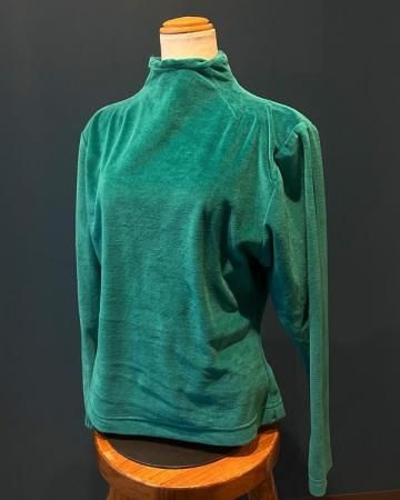 Velvet highneck tops