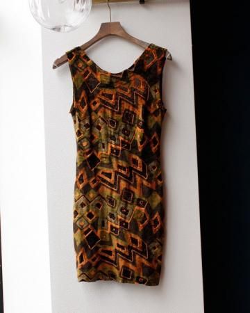 Velour sleeveless Dress