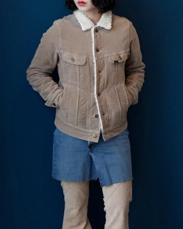 Lee corduroy boa jacket