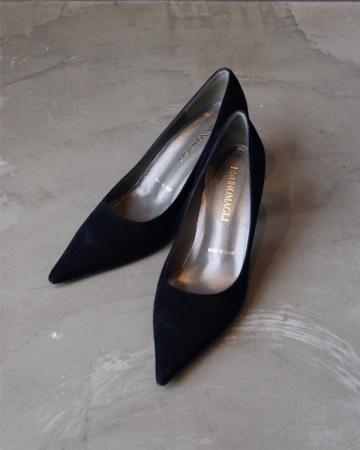 Bruno Magli suede heel pumps(made in Italy)