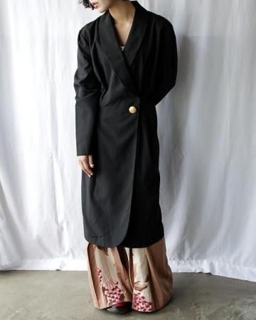 Shawl collar dress