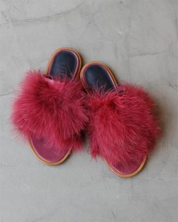 Feather sandal(made in Brazil)