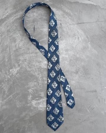 Rhombus motif silk tie(made in Japan)