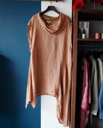 Linen sleeveless dress