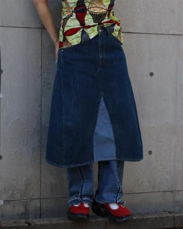 SheEPs Remake / Denim skirt(engineered jeans)