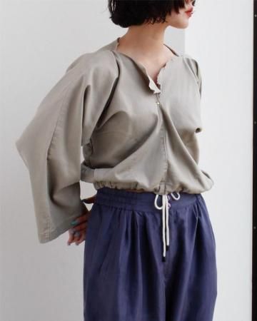 SheEPs Remake / stretch denim cut sew(beige)