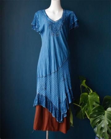 Embroidery ethnic dress