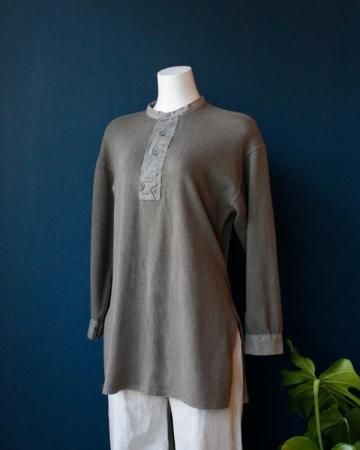 Henry neck thermal L/S tee