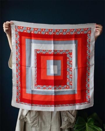 art nouveau retro scarf