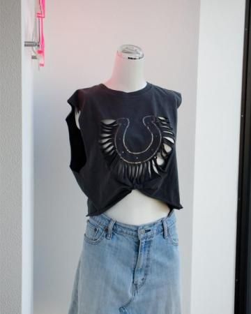 SheEPs Remake / Ripped tee(Horse shoe)