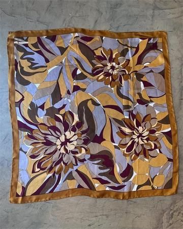 Rhododendron silk scarf