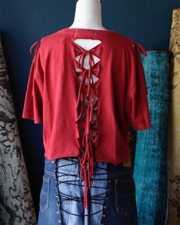 Sheeps Remake / Cut sew(Ralph Lauren red)