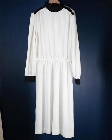 Bicolor highneck dress(made in USA)