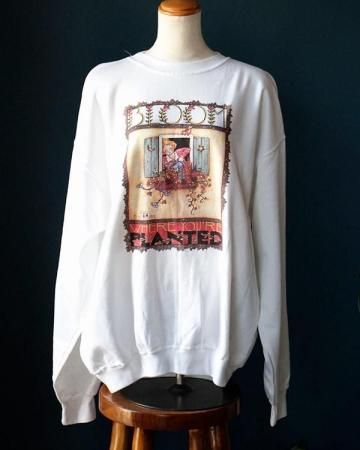 90s Bloom sweatshirt(made in USA)