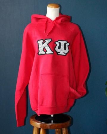 80s Discus red Hoodie(made in USA)