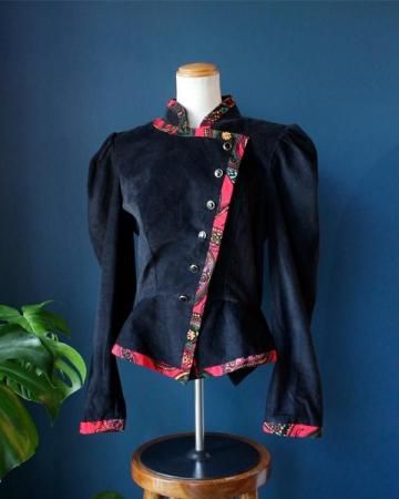 Power shoulder corduroy jacket(made in USA)