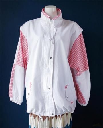 Gingham check zip Blouson(made in USA)