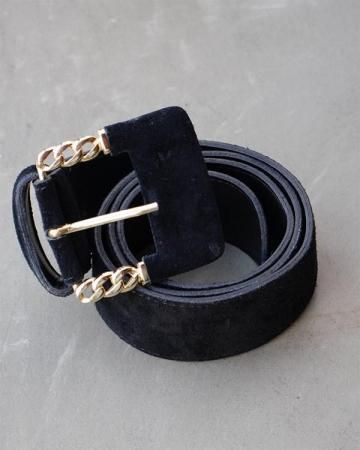 Suede leather vintage belt(made in USA)