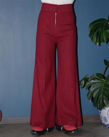Wool flare pants(made in France)