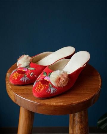 Hungary szeged folk mule(red)