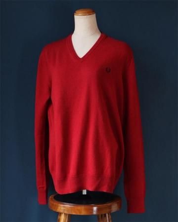 FRED PERRY v-neck knit