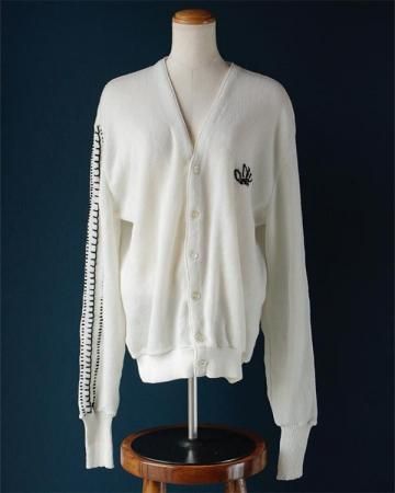Sheeps Remake / embroidery vintage cardigan