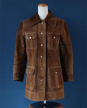 Reversible suede & leather jacket