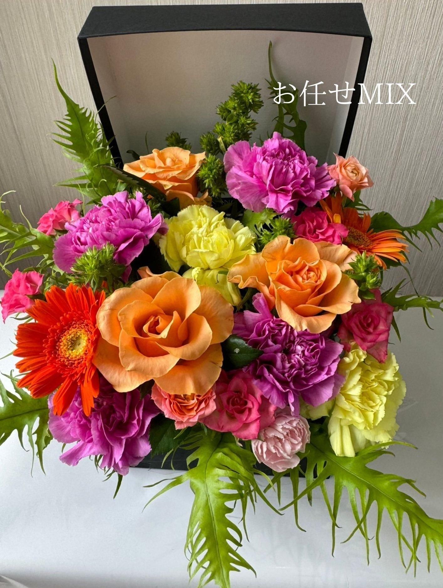 A05BOXフラワー 各色(MIX系・赤系・ピンク系)