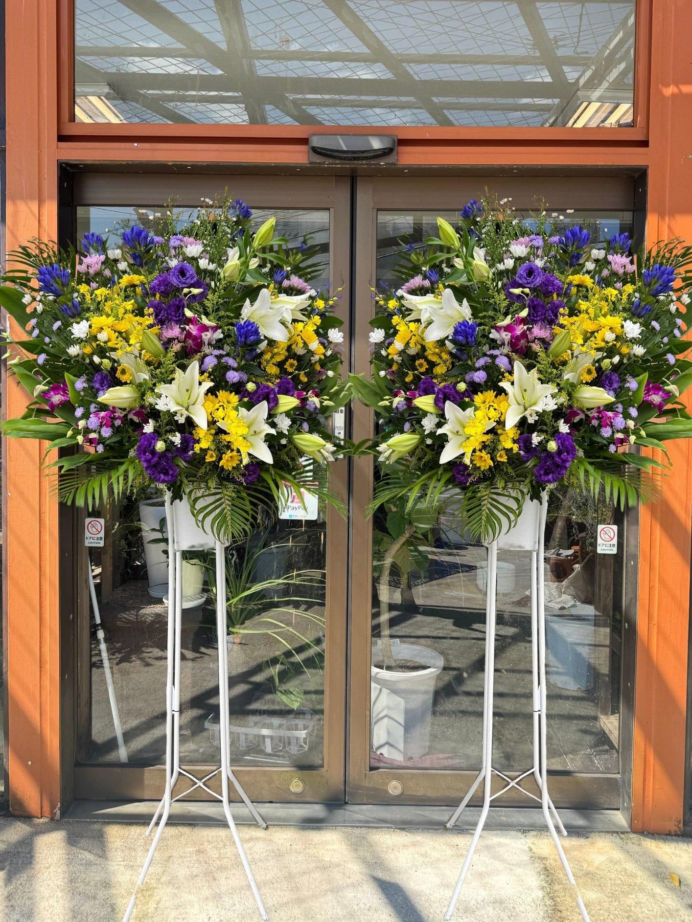 M23供花一対(スタンドタイプ)
