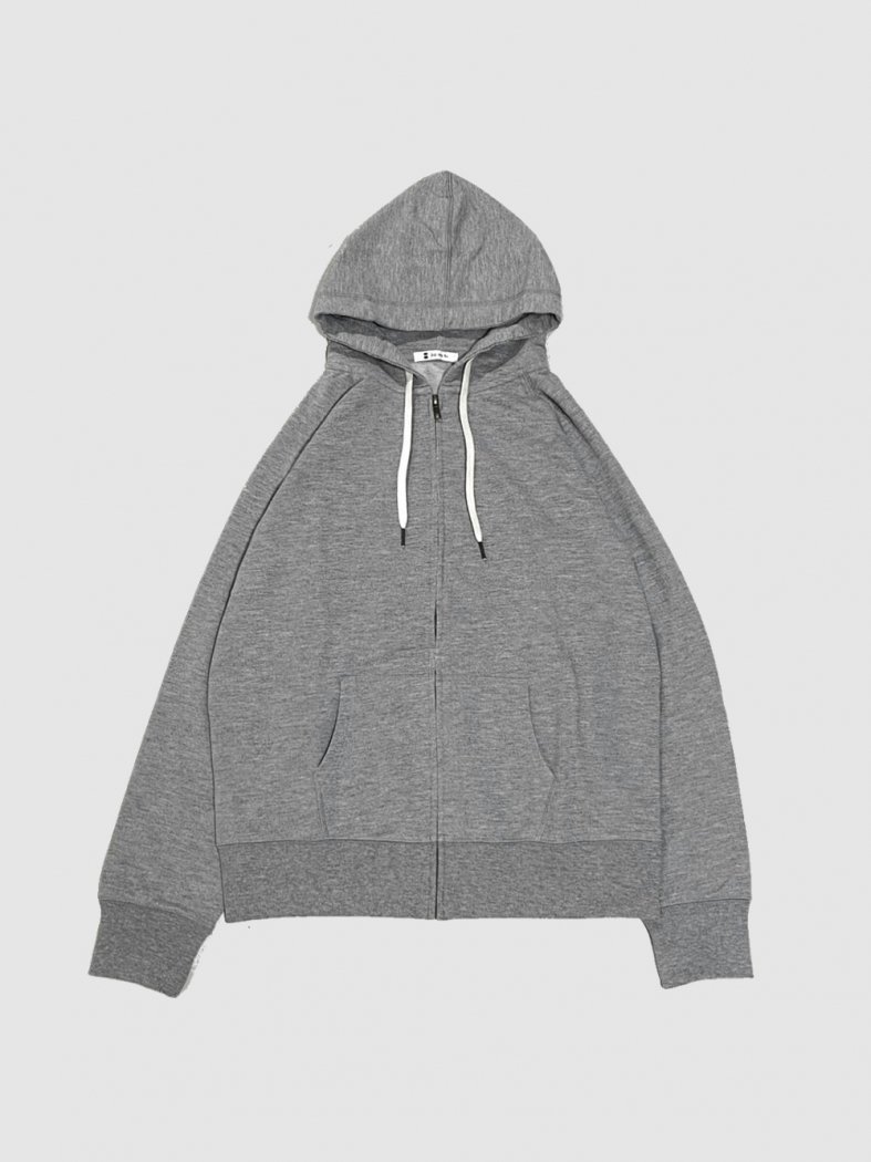 Soft Fleece Zip Hoodie GRAY