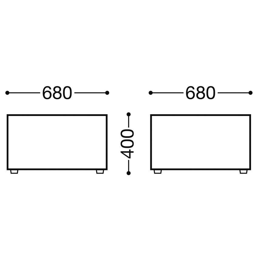 �ƥͥ������ġ��� ������ˡ�ޡ�W680��D680��H400mm��