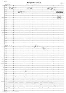 【レンタル楽譜】アダージョ・スウォヴィアンスキェ(天野正道)