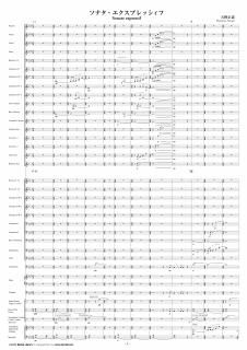 【レンタル楽譜】ソナタ・エクスプレッシィフ(天野正道)